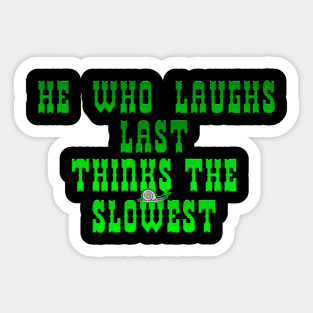 Laugh Sticker